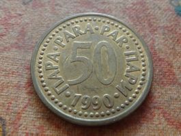 YOUGOSLAVIE  50  Para  1990  (P)