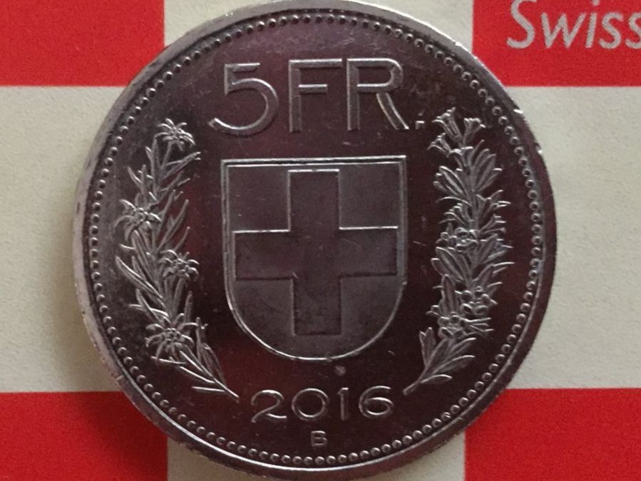 Tutti le monete: 5 Franken 2016 -vz – Usato da Elsau venduto da herbybay 3