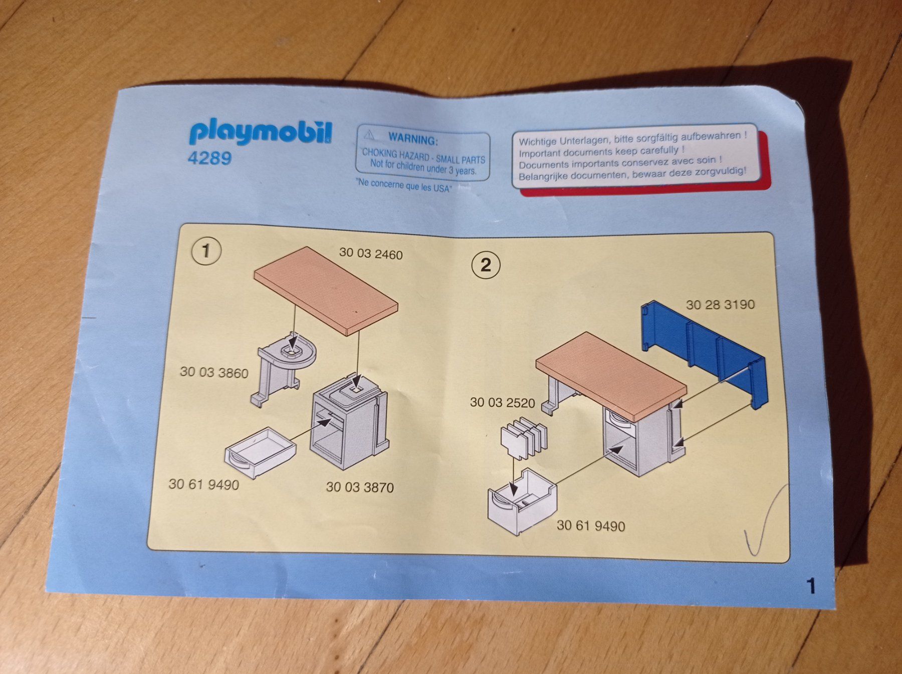 Playmobil Giocattoli: Playmobil Arbeitszimmer – Nuovo (secondo la descrizione) da Bern venduto da spa_ybz5 1