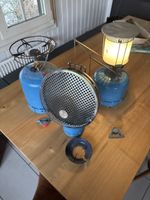 Campingkocher Lampe Heizstrahler Gas Kartusche mit Zubehoer