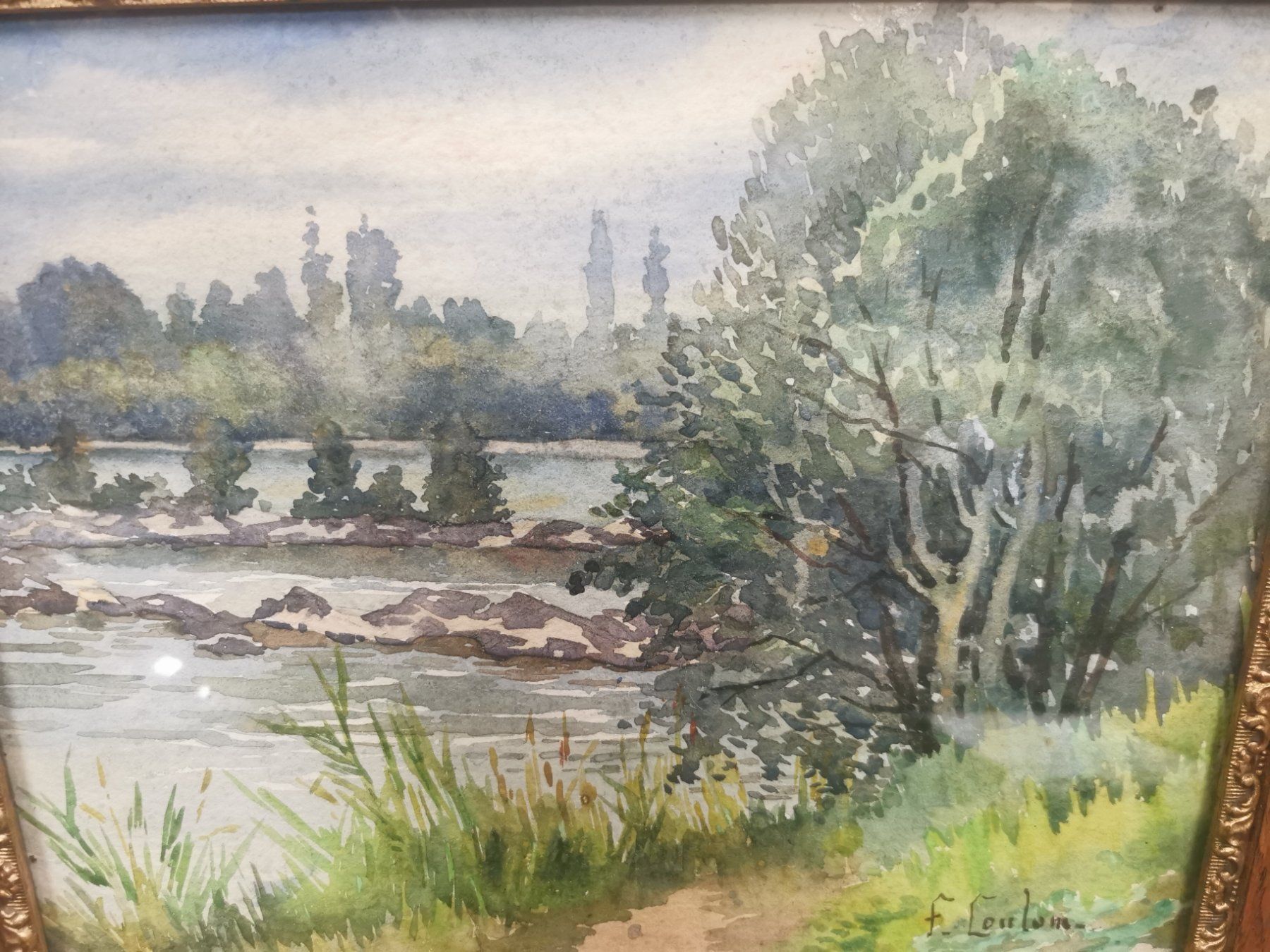Dipinti: MAGNIFIQUE AQUARELLE SIGNÉE – Usato da Genève venduto da Qanil77 1