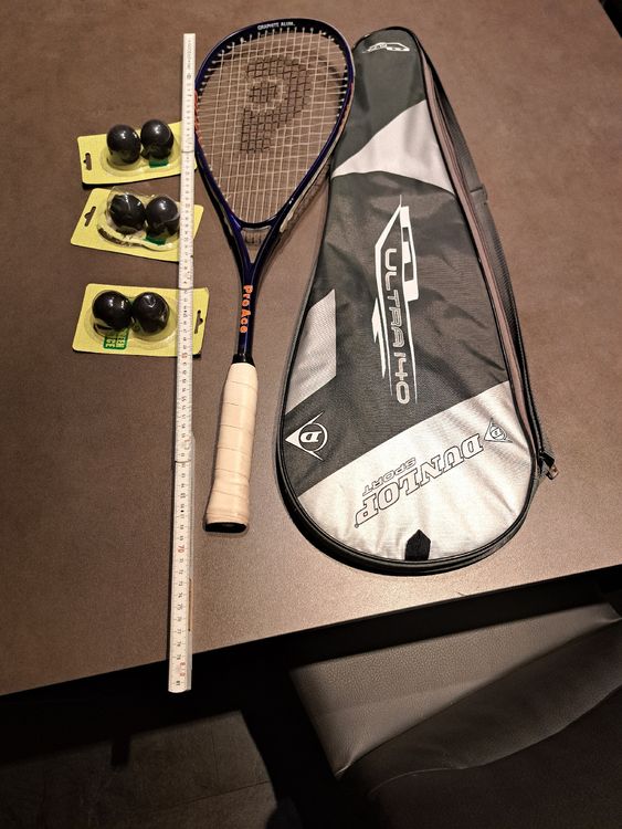 RAQUETTE DE SQUASH DUNLOP TEMPO PRO (CORDEE