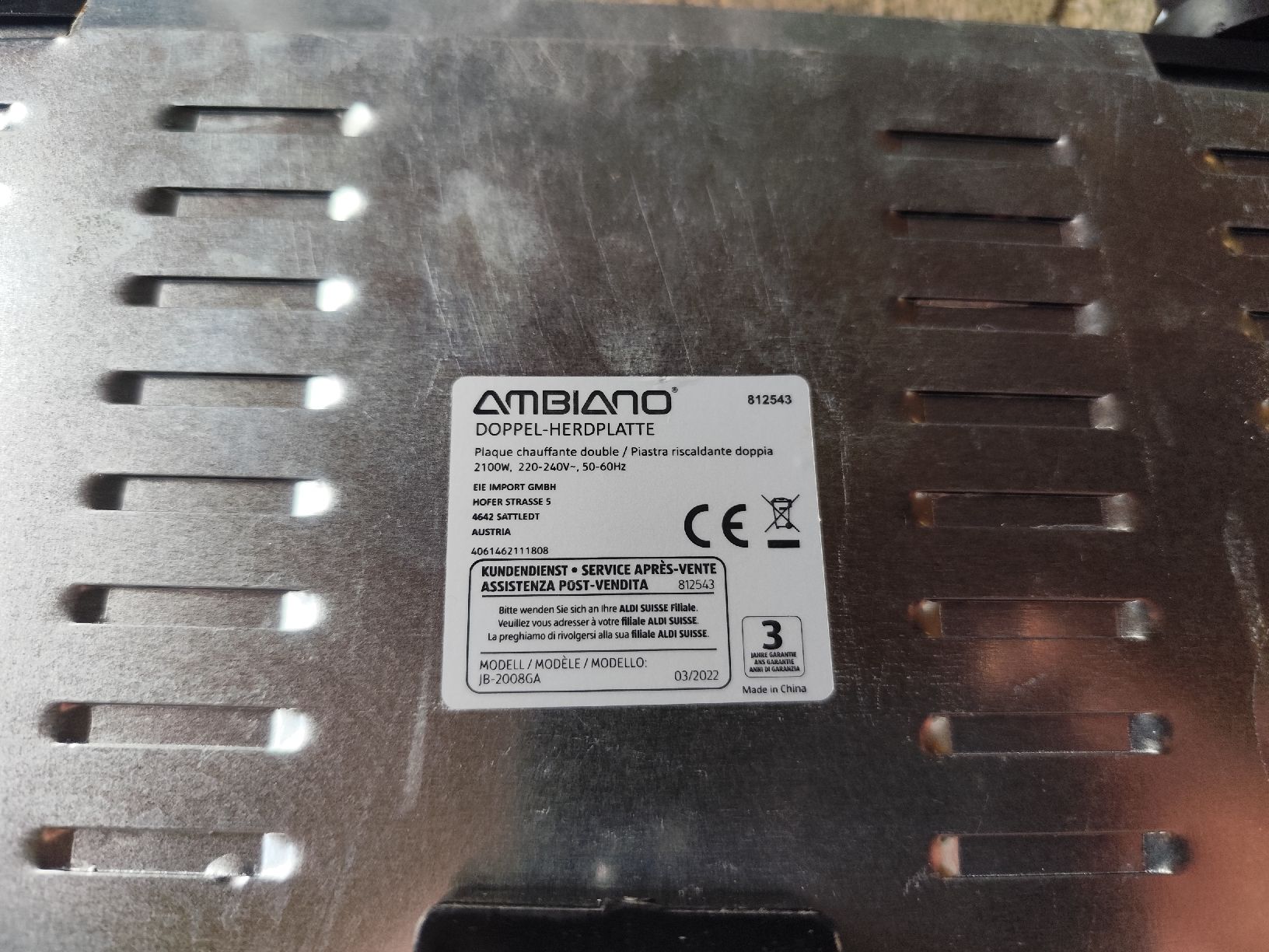 Plateaux: 2 Doppelherdplatten – D'occasion à Hellbühl par 30R_R30 4