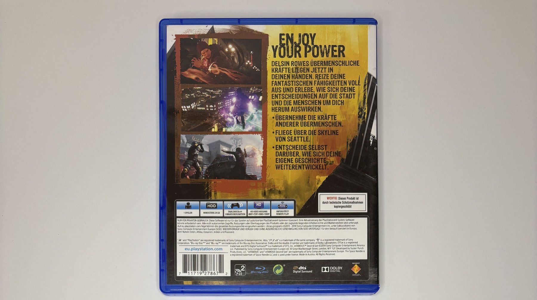 Spiele: PS4 - inFAMOUS Second Son – Gebraucht aus Allschwil von Bullach 2