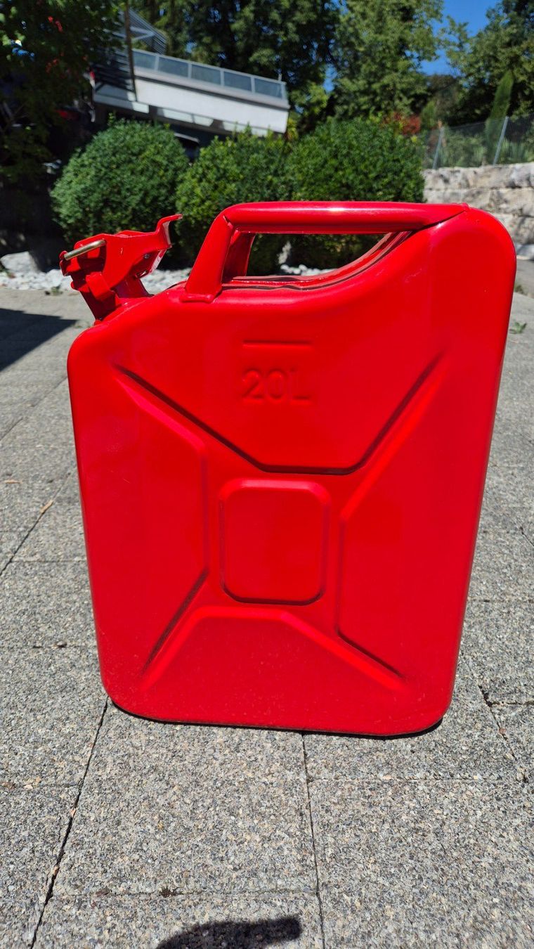 Taniche per benzina: Benzinkanister Never Stop 20L – Nuovo (secondo la descrizione) da Unterlunkhofen venduto da firefighter-2006