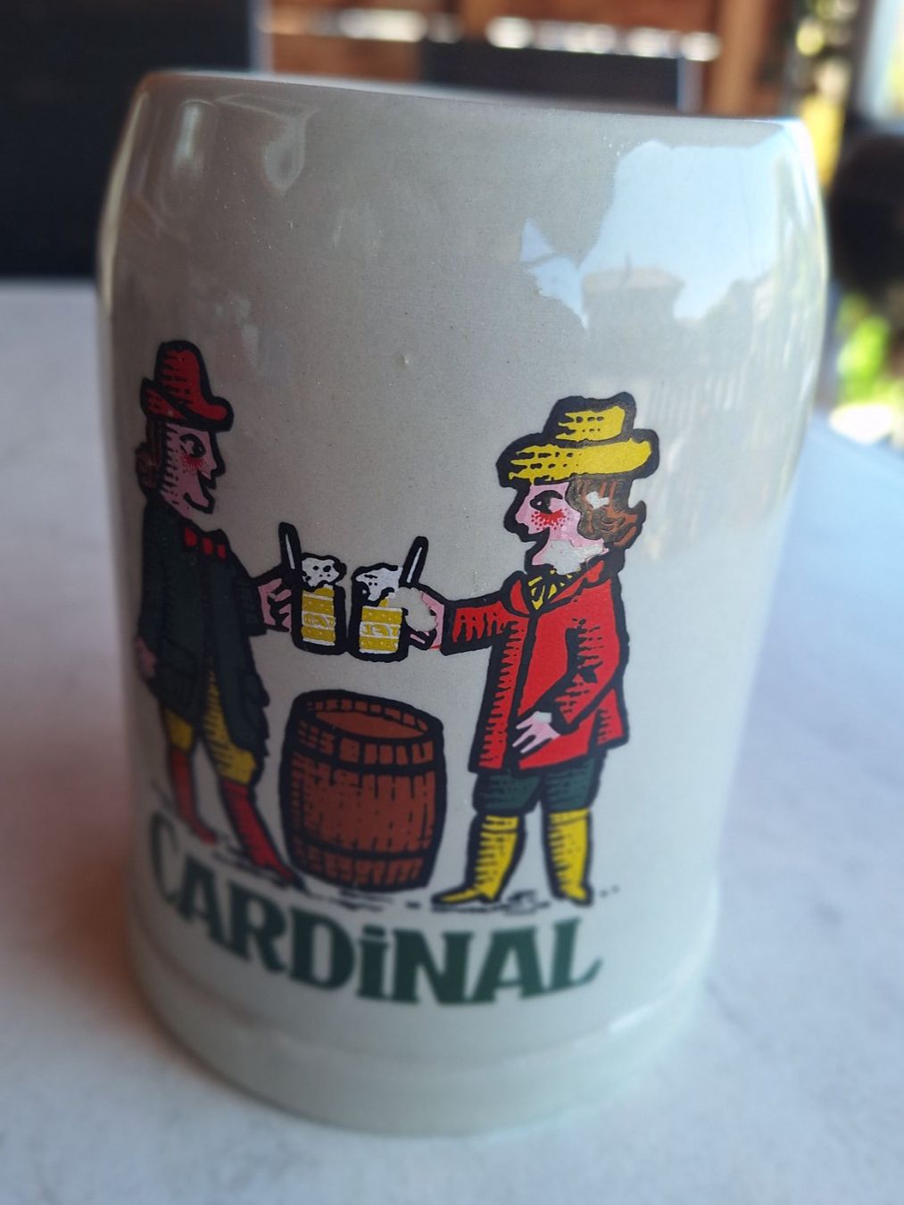 Cardinal Bicchieri: 2 STK BIERKRUG BIERHUMPEN – Usato da Huttwil venduto da Kunterbuntli 3