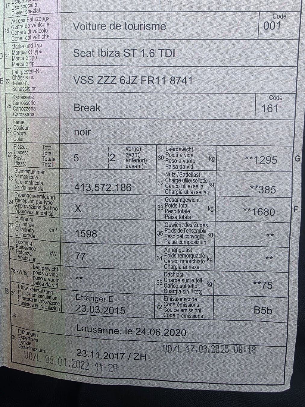 Seat Automobili: a vendre seat ibiza 1.6 tdi – Usato da Martigny venduto da patricio22 7