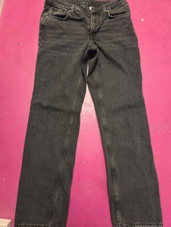 H&M - dunkelgraue Jeans, Grösse 40, 100% Baumwolle