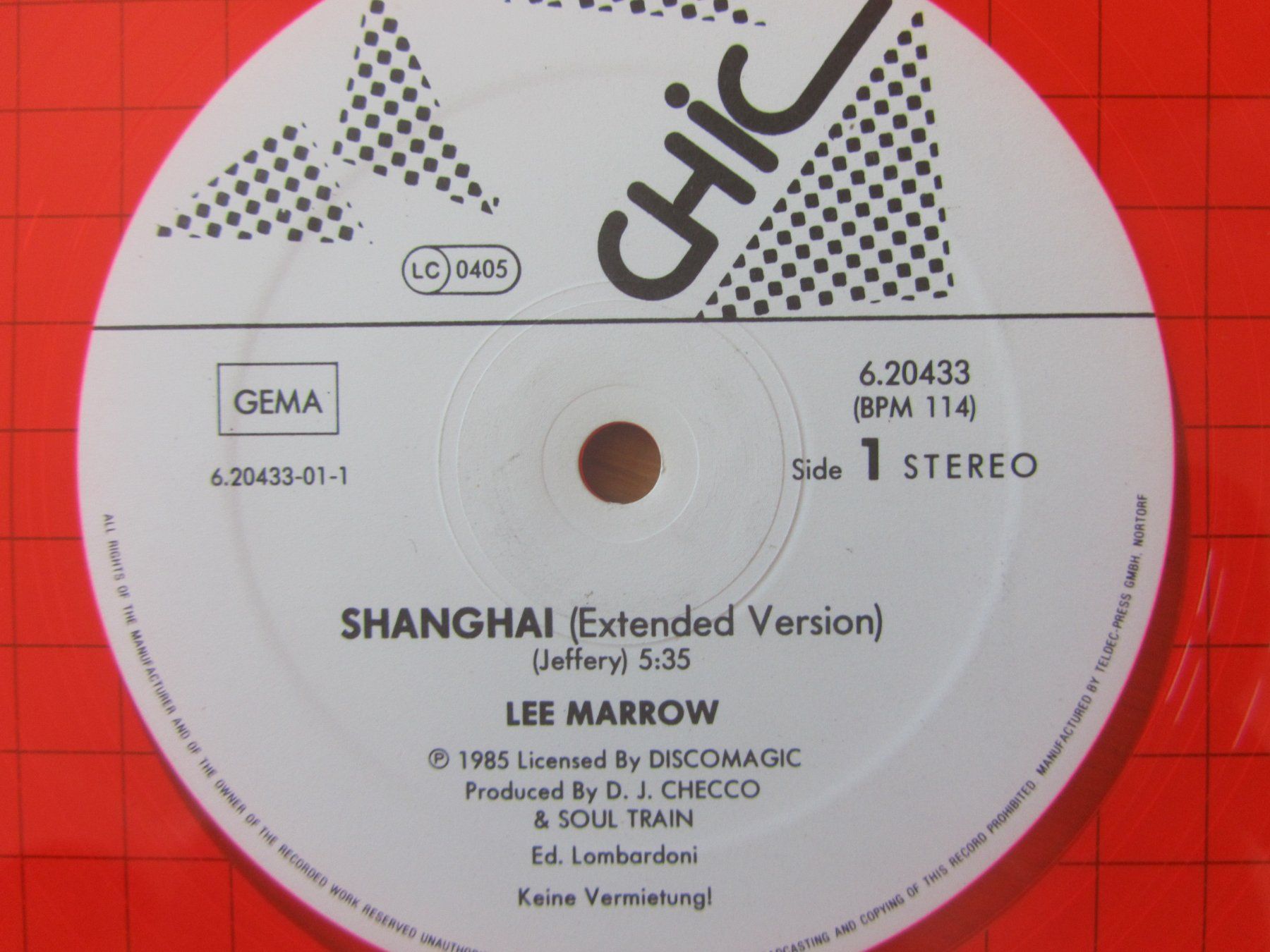 Dischi in vinile: Lee Marrow - Shanghai (Extended Version) Vinyl Single – Usato da Seengen venduto da mikelele 2