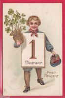 PRÄGEKARTE, PROSIT NEUJAHR, 1. JANUAR, 25.12.1905