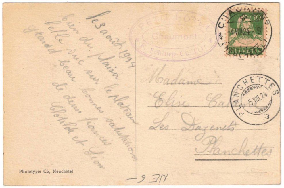 Cartoline postali: Chaumont - Standseilbahn – Usato da Binningen venduto da Mountainrider 1