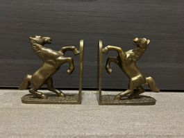 Serre livres vintage chevaux