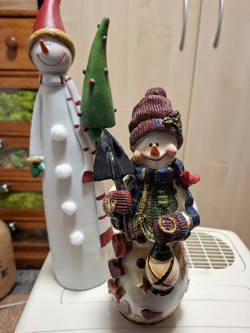 Tutte le decorazioni: Bonhommes de neige 2 pces – Usato da Saxon venduto da 2005sylvester 2