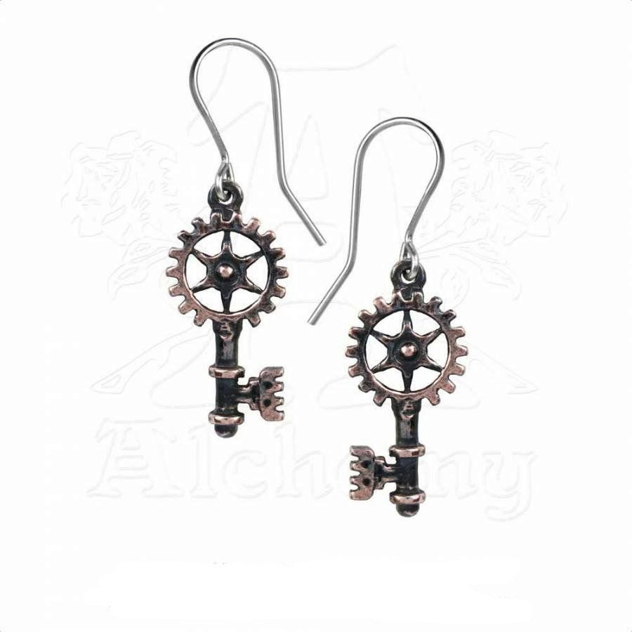 Boucles d'oreille: Alchemy: Ohrringe "Clavitraction" Steampunk – Neuf avec emballage d'origine à Roggwil TG par Chevalier_69