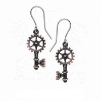 Alchemy: Ohrringe "Clavitraction" Steampunk