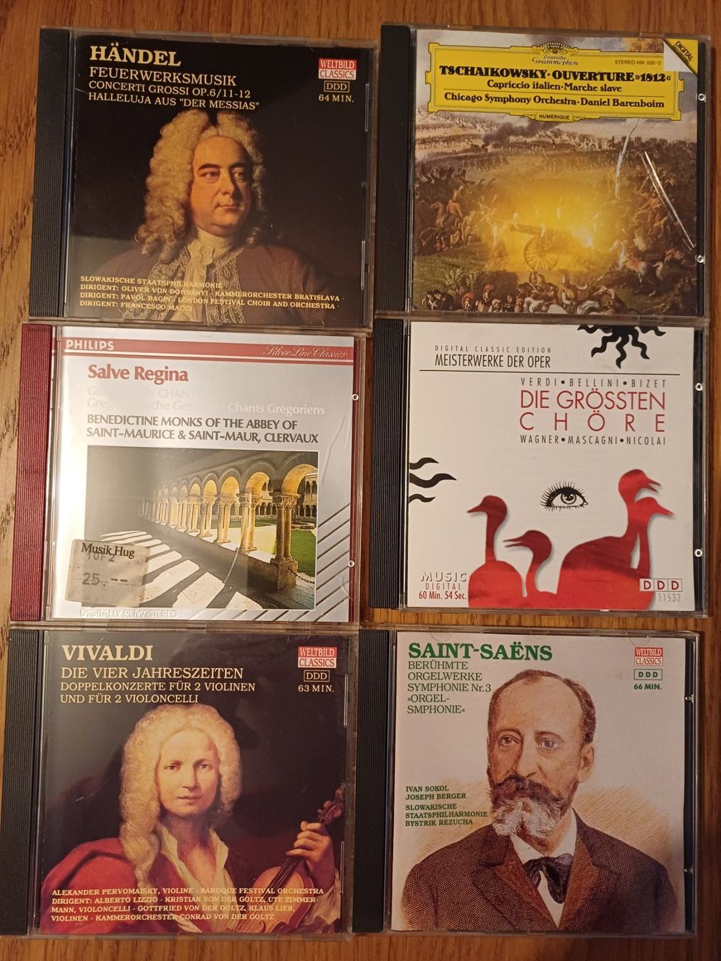 CD: ca 20 Klassik CDs, diverse Interpreten – Usato da Zürich venduto da Atad