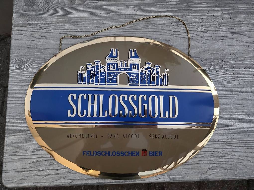 Placchette & Badge: Feldschlösschen Schlossgold Emblem – Usato da Berikon venduto da sabatuv 1