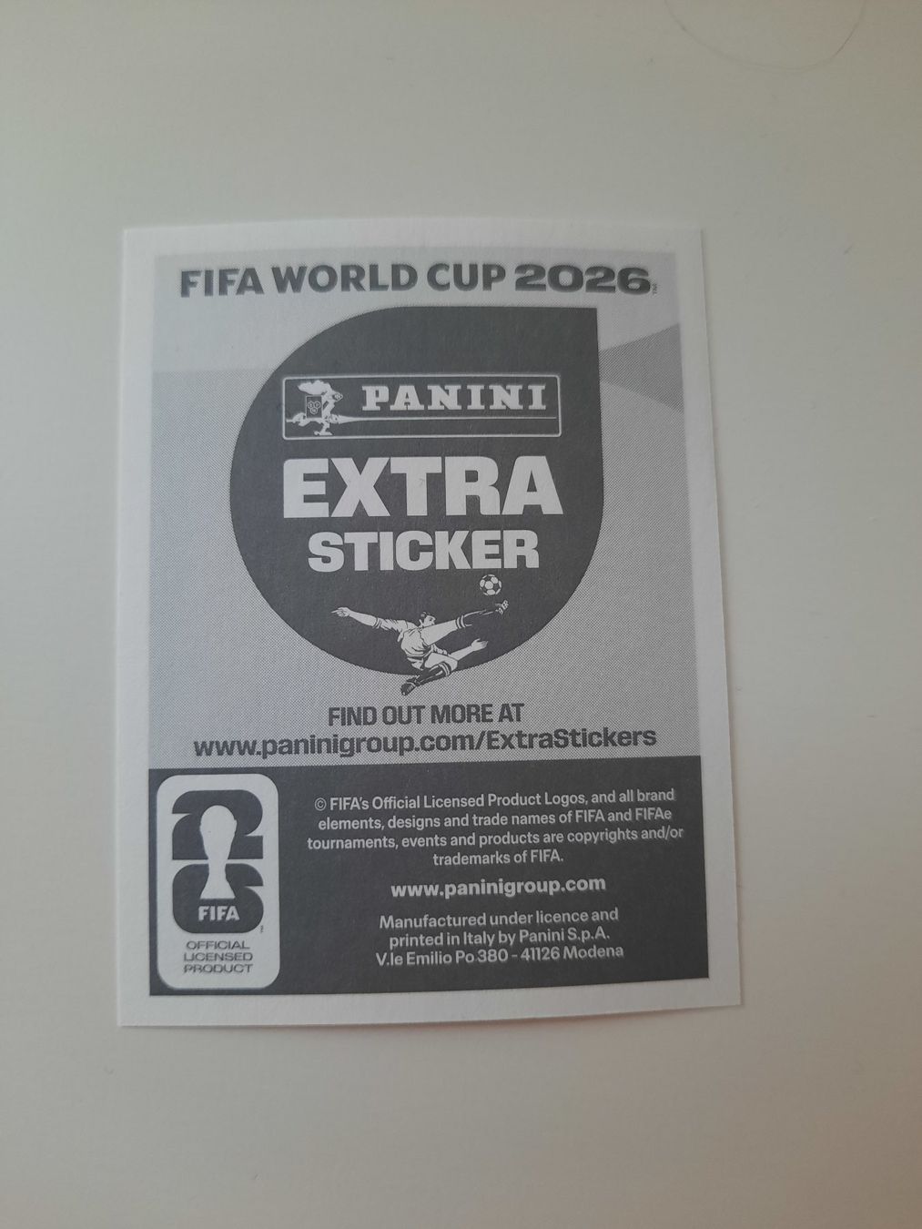 Panini Carte collezionabili: Panini 2026 Extra Sticker Luka Modric – Usato da Rothrist venduto da Ellie 1