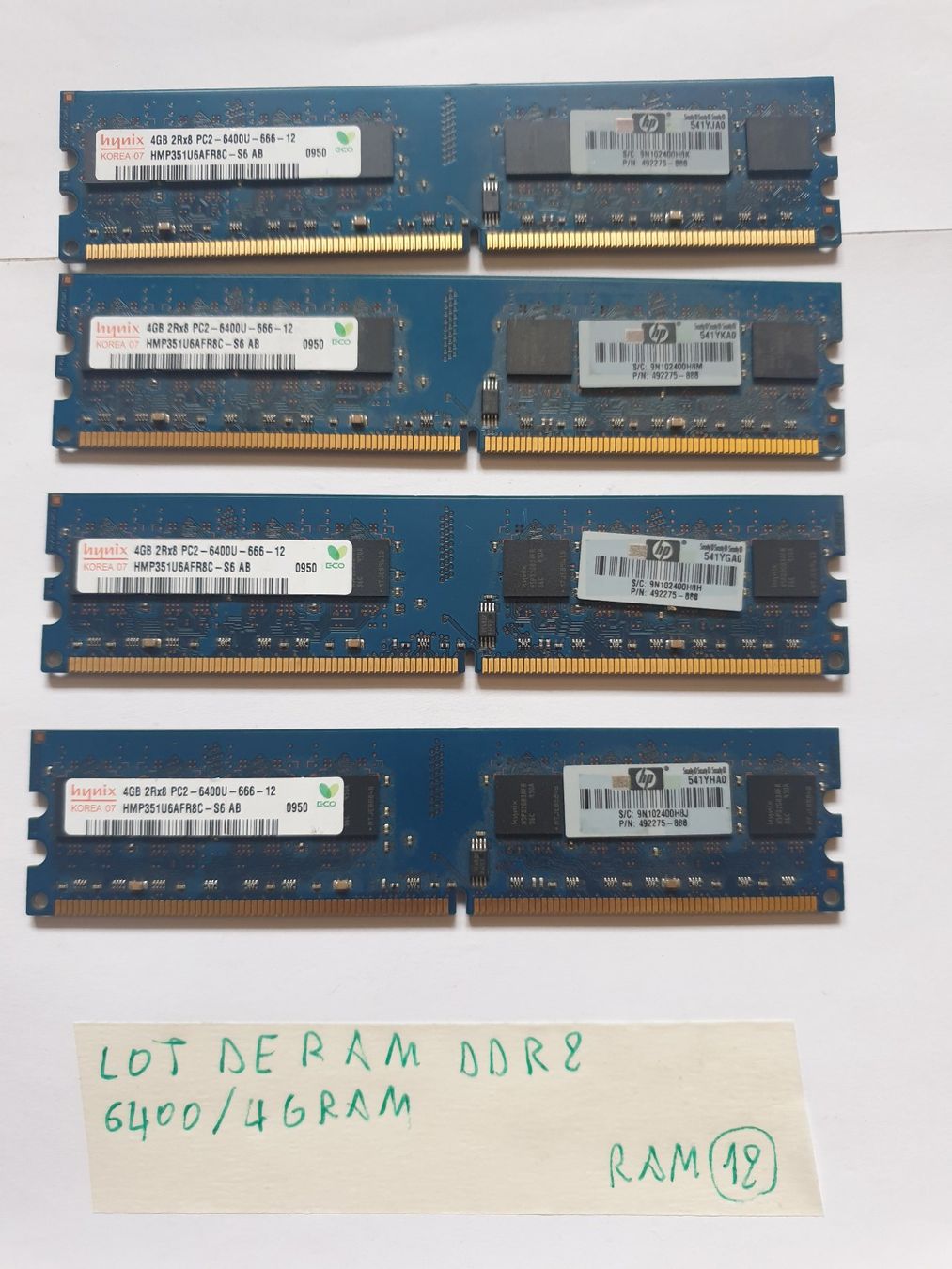 Corsair Mémoires / RAM: RAM  DDR2 / 6400 / 2Gram – D'occasion à Moudon par Amaroli7