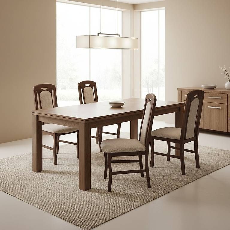 Chaises: Set of 6 Modern Solid Wood Dining Chairs JVMOEBEL – D'occasion à Zug par jvmoebel-schweiz 3