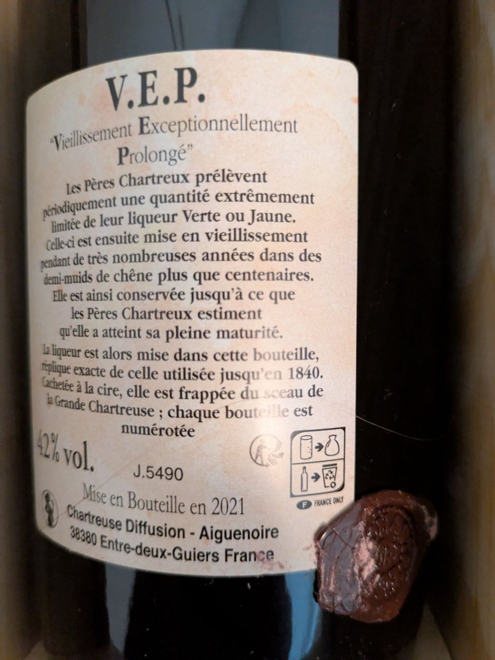Spiritueux: CHARTREUSE VEP JAUNE 2021 1l – Neuf avec emballage d'origine à Zürich par Vintage_Spirits_Shop 1