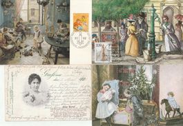 40 Kunst - Grusskarten etc