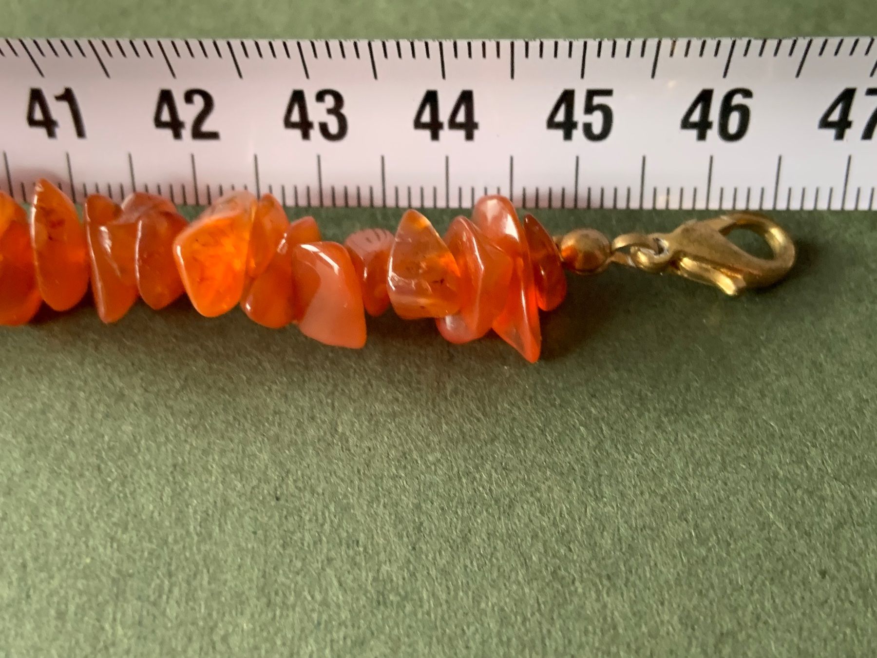 Catenine: Bernsteinkette leuchtend (45 cm) – Usato da Laufen venduto da belleskulptur 5