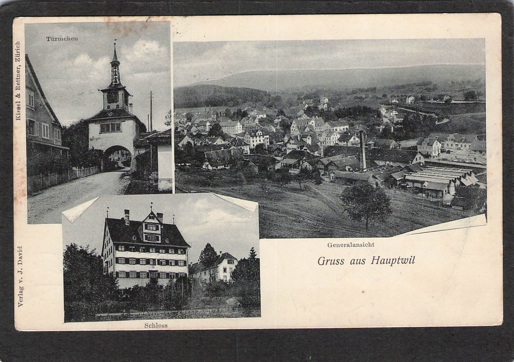 Cartoline postali: ^Hauptwil TG , 3 bild , 1911 – Usato da Reichenburg venduto da Pipo-67