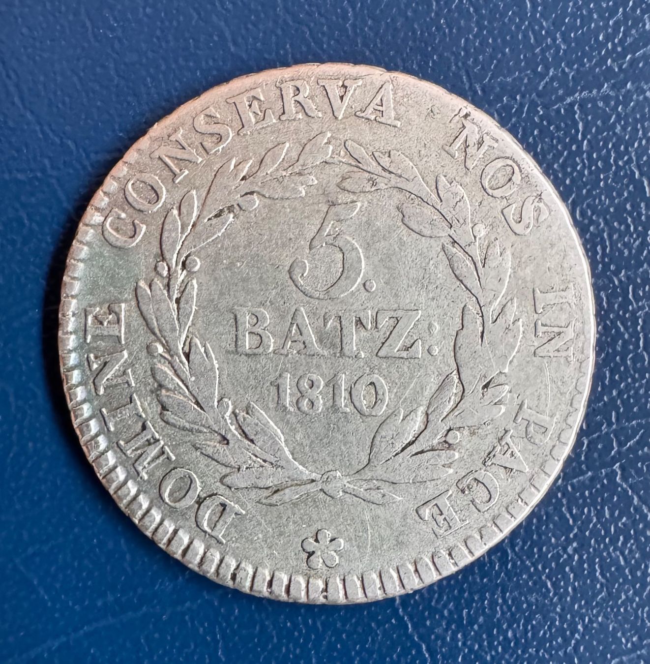 Alle Münzen: Kantonsmünze Luzern, 5 Batzen 1810 – Gebraucht aus Ebikon von Dmasterx