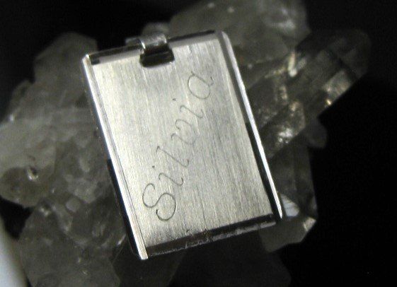 Ciondoli: Vintage Anhänger Silber 835 Name Silvia – Usato da Ermatingen venduto da Decovin 4