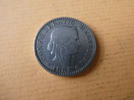 Schweiz 1881, 20 Rappen