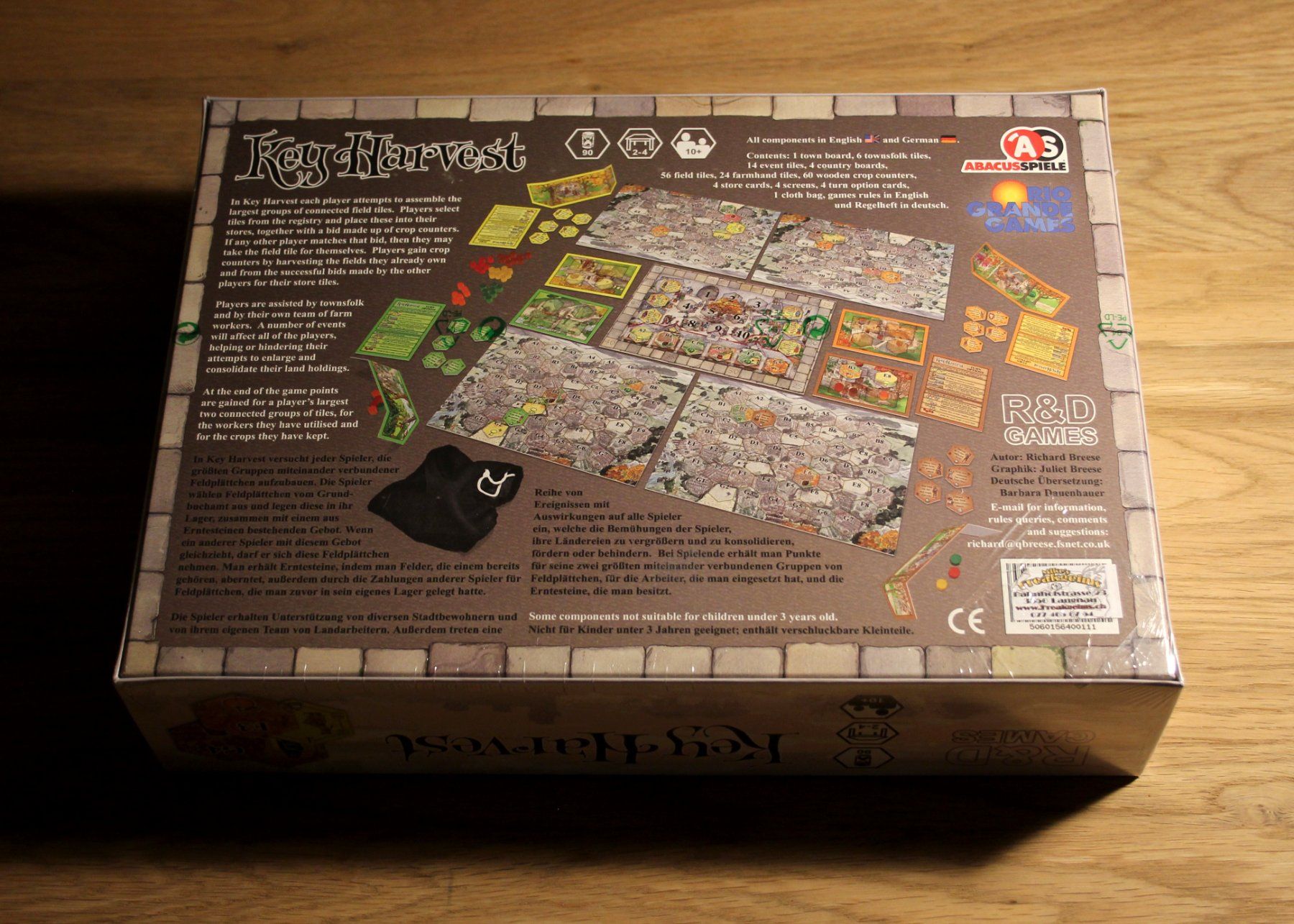 Giochi: Key Harvest von R&D Games – Nuovo e nell'imballaggio originale da Münchenbuchsee venduto da Chaoo 1