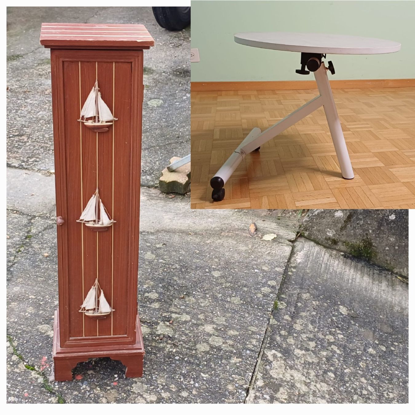 Tische: Table basse ronde à roulettes, réglable en hauteur – Gebraucht aus Payerne von jea_m6nb 1