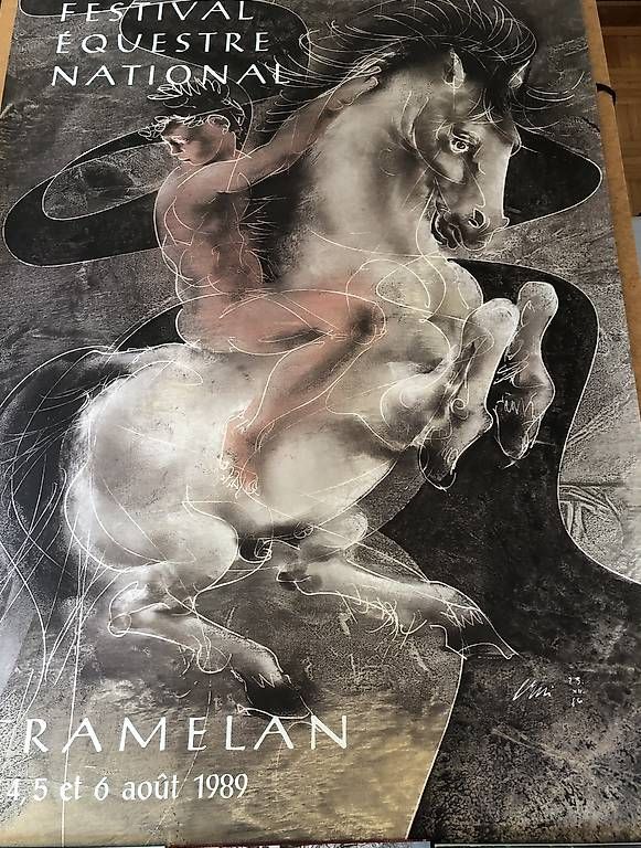 Foto & Immagini: Originalplakat Hans Erni Tramelan 1989 – Usato da Altdorf UR venduto da Arnold510