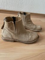 Bottines Moma en cuir suède beige taille 35 
