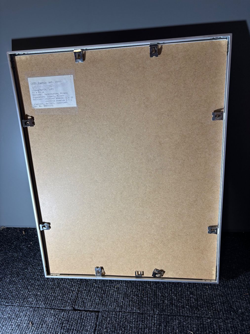 Posters & Illustrations: Bild Eugenio Carni 1983 Original – D'occasion à Hinwil par DaniBachman 5