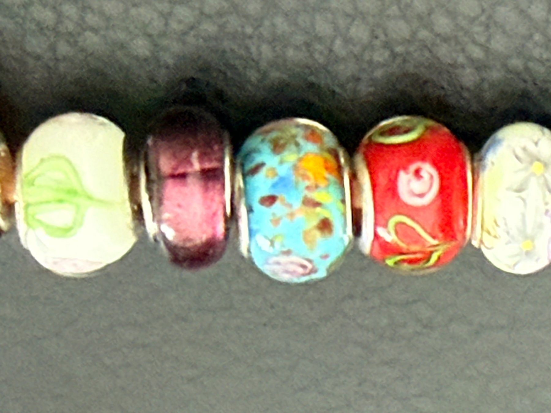 Ciondoli: 7 BEAD  PERLEN  PANDORA KOMPATIBEL ASS.   BEADS – Usato da Subingen venduto da ArtBead 5