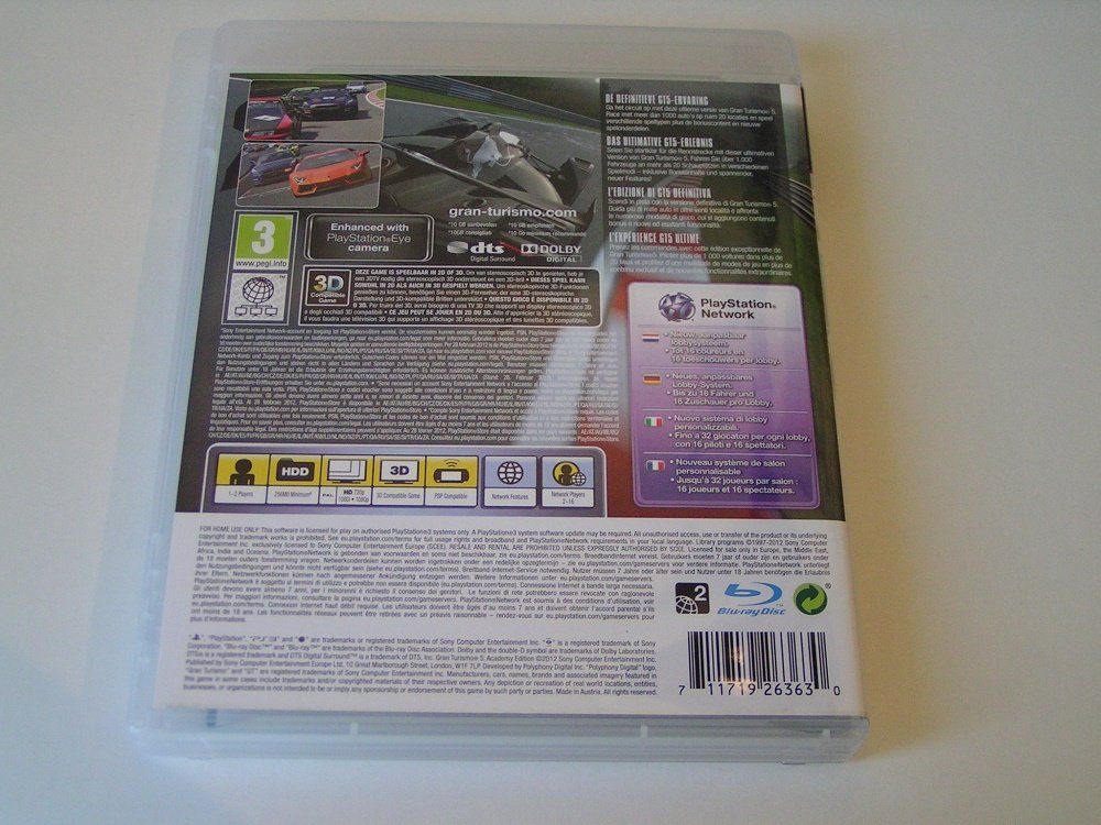 Sony Giochi: Gran Turismo 5  Acadmy Edition – Nuovo (secondo la descrizione) da Pfungen venduto da Himbogame 1