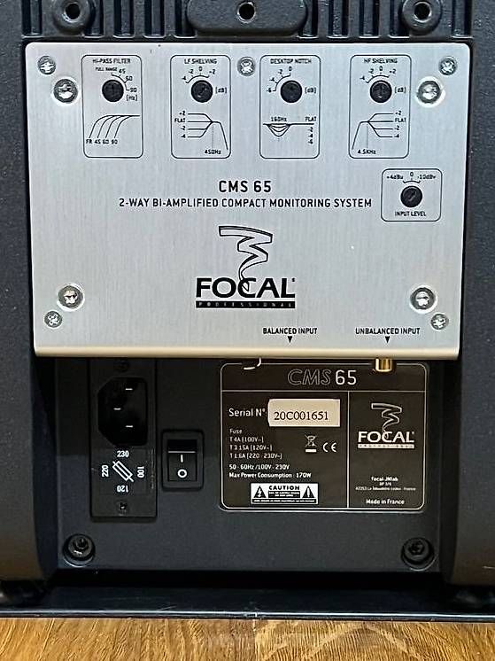 Casse acustiche: Focal CMS 65  Studio monitors paar mit maßgefertigte Hüllen – Usato da Bern venduto da animaratio 2