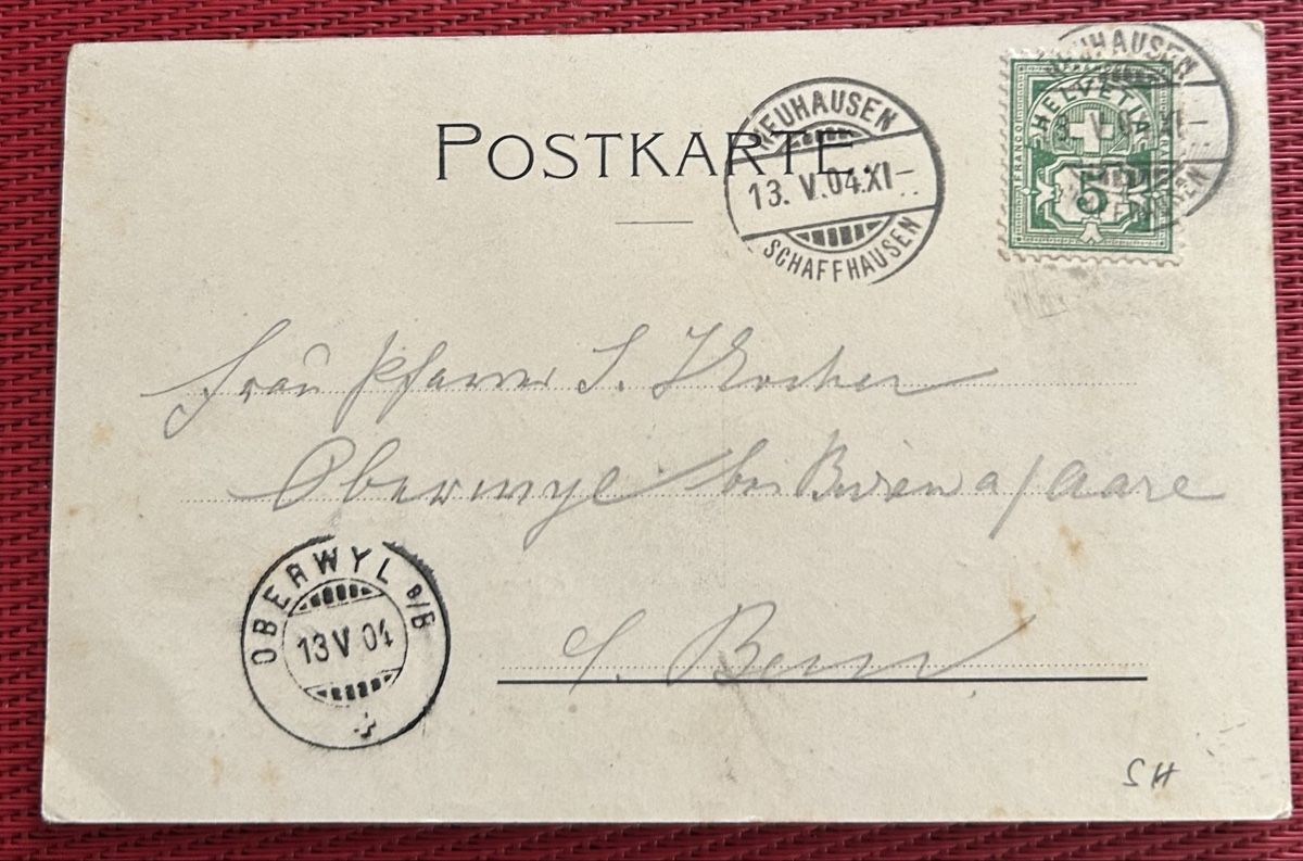 Cartoline postali: Neuhausen Electr. Lohtanninbad – Usato da Horw venduto da Tellbub 1