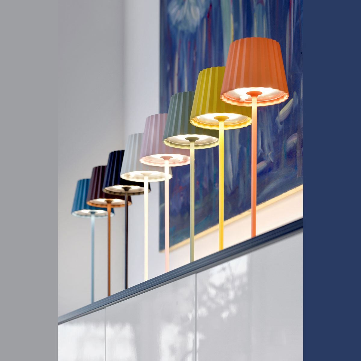 Lampade: Aussen Tischleuchte, IP54, Schwarz, Akku – Nuovo (secondo la descrizione) da Kreuzlingen venduto da Smart-Light 2