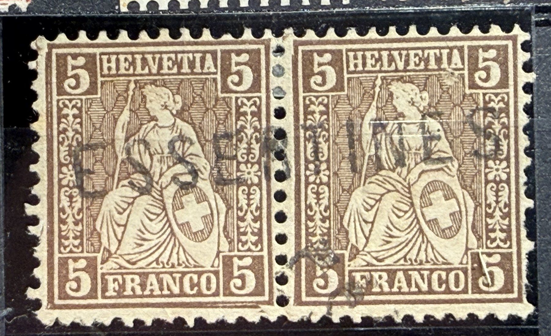 Alle Briefmarken: 32 + 38 LOT 7 Stück seltene Stempel – Gebraucht aus Steinhausen von yukon26 2