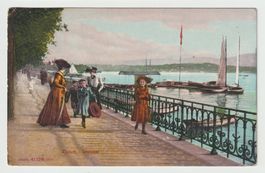 AK farbig Kleinformat ***Ak Zürich Uto - Quai 1907 animiert