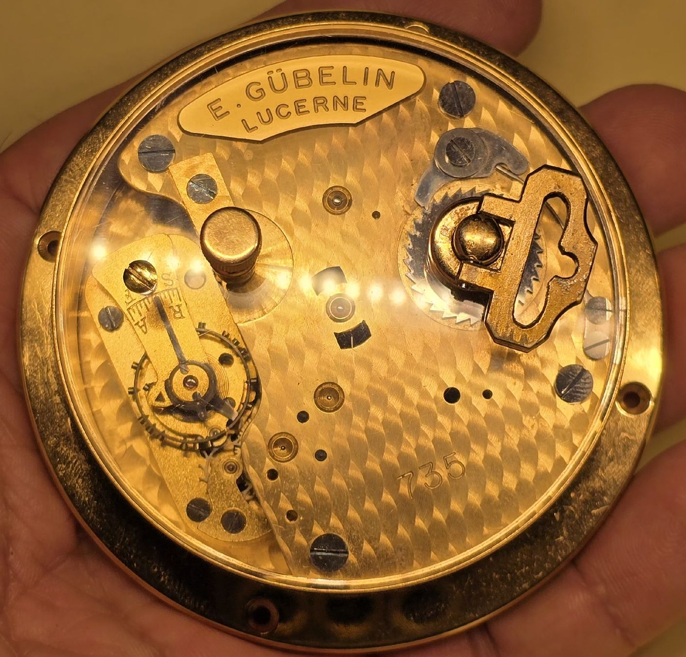 Gübelin Orologi da terra & Orologi da parete: pendule E. Gübelin Lucerne - Pièce rare! – Usato da Grand-Lancy venduto da Montre-Swiss 9