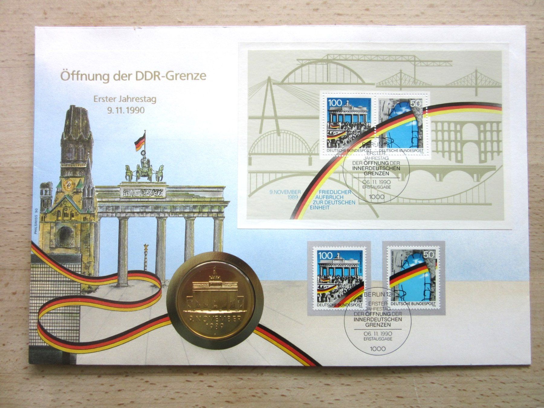 Tutti le monete: Münz-Grossbrief "ÖFFNUNG DER DDR-GRENZE" gemäss Bilder – Nuovo (secondo la descrizione) da Degersheim venduto da Tforelle
