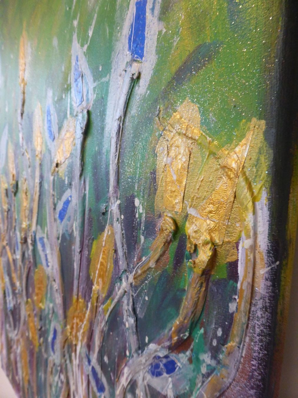 Dipinti: Acryl Bild - Goldener Frühling – Nuovo (secondo la descrizione) da Goldach venduto da artkramer 2