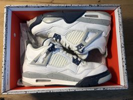 Nike Jordan 4 Sneaker weiss blau grau guter Zustand