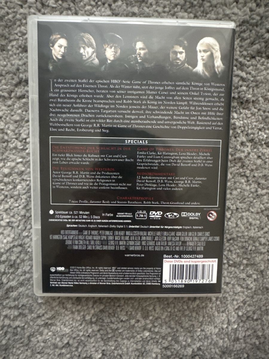 Alle DVDs: Game of Thrones Staffel 2 - DVD Box – Neu (gemäss Beschreibung) aus Wangen SZ von Jaay_Sky 1