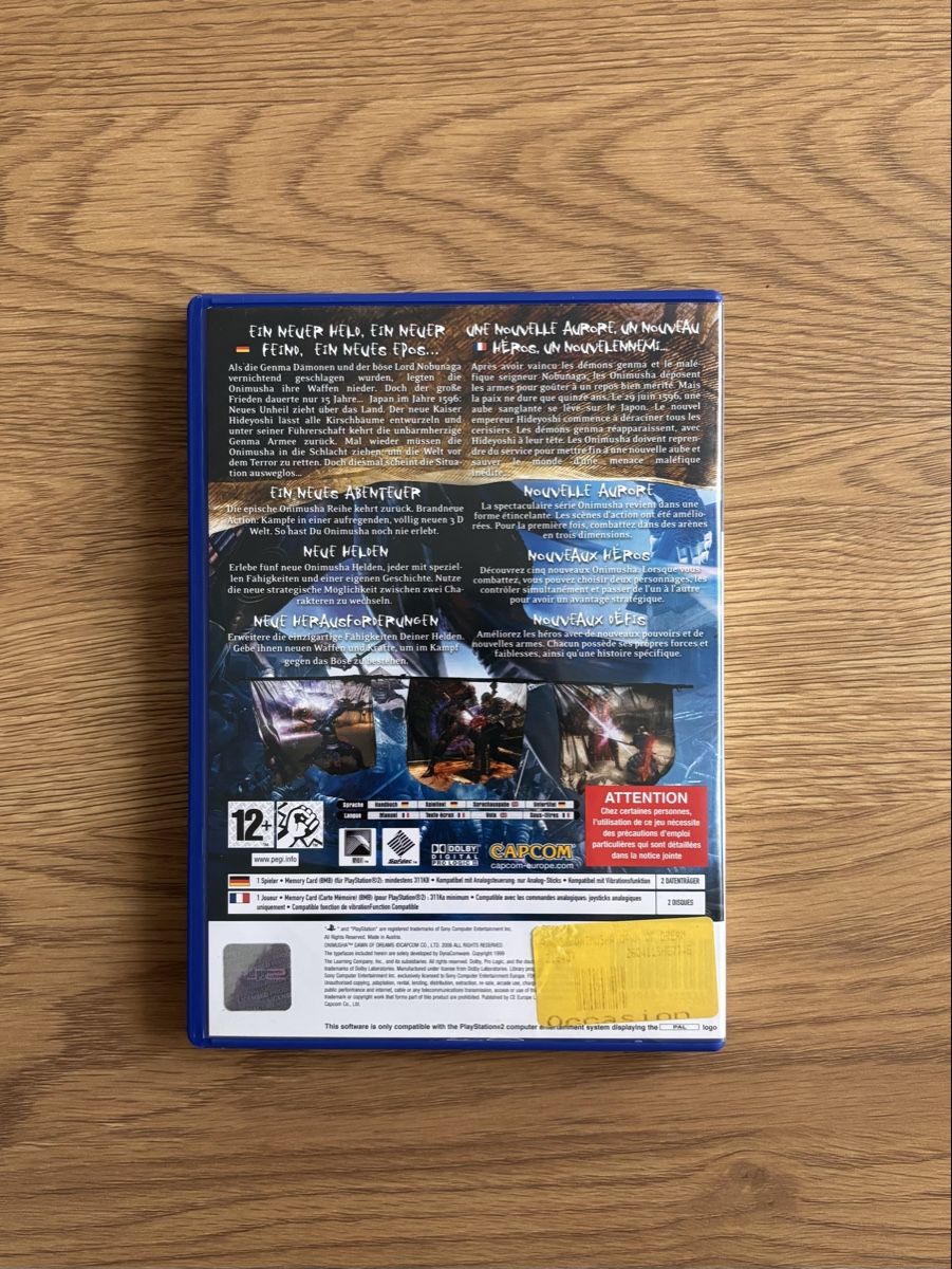 Giochi: PS2 - Onimusha: Dawn of Dreams – Usato da Worb venduto da d.collective 1