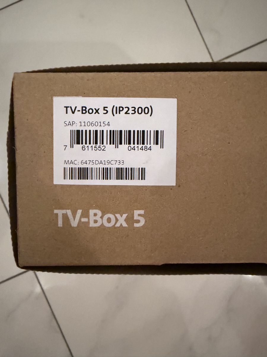Swisscom Sistemi audio & multimediali: Swisscom TV Box 5 neu – Nuovo e nell'imballaggio originale da Seengen venduto da Gegu2 1